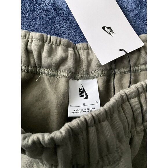 Nike NikeLab Heavyweight Fleece Pants Mens Sz Large Light Army White CW5460-320 - Picture 9 of 9